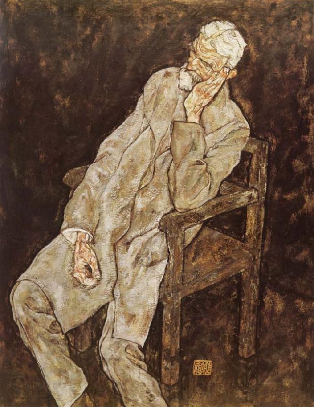 Egon Schiele Portrait of Johann Harms